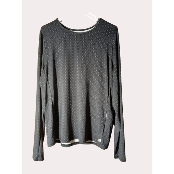 Hang Ten Tops - Hang Ten Womens Black Long Sleeve Rash Sun Protection Size XL A